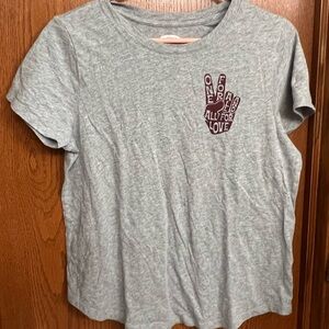 Old Navy Women’s one For All And All For Love Tshirt Size M